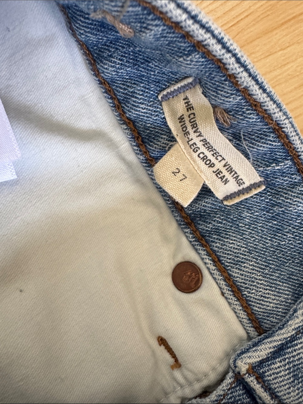 Madewell Curvy Perfect vintage wide leg crop - Picture 3 of 9